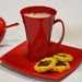 Caneca Cappuccino Plus 400ml Vermelho