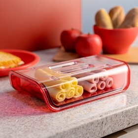 Porta Frios 22,2cm X 14,3cm Vermelho Uz Utilidades