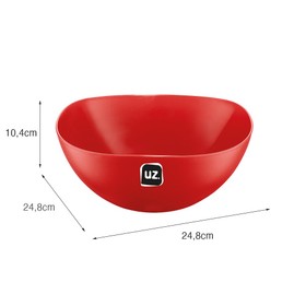 Saladeira Gold 2 Litros Vermelho