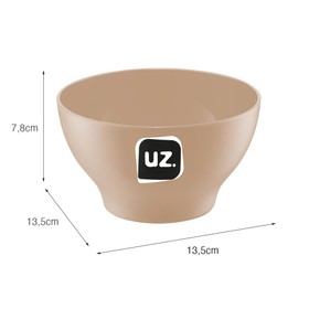 Cumbuca Premium 500ml Capuccino Uz Utilidades