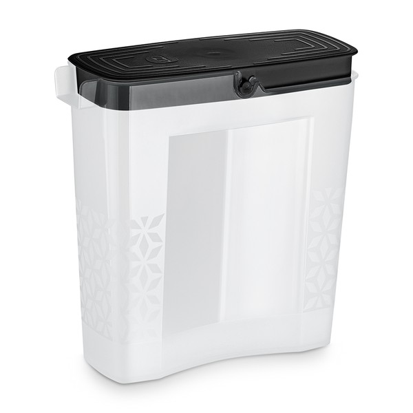 Porta Sabão em Pó Slim 1,65 Litros Preto