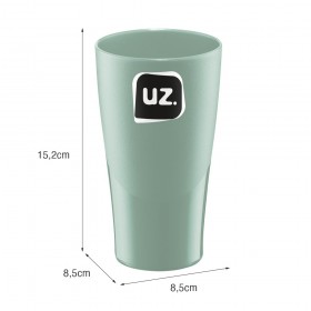 Copo Slim 500ml Verde Menta