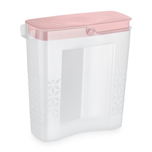 Porta Sabão em Pó Slim 1,65 Litros Rosa