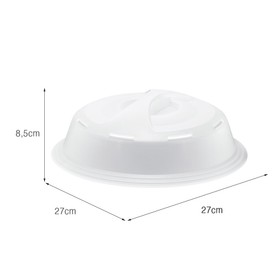 Tampa para Micro-Ondas Premium Transparente