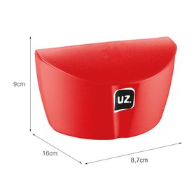 Saleiro Gold 500ml 16cmx8,7cm Vermelho Uz Utilidades