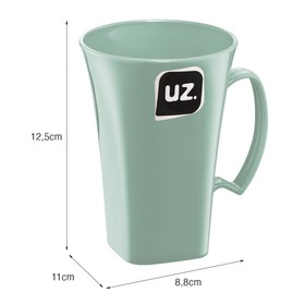 Caneca Cappuccino Plus 400ml Verde Menta