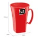 Caneca Cappuccino Plus 400ml Vermelho