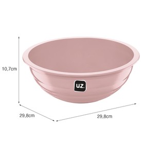 Saladeira Gomada 4 Litros Rosa Uz Utilidades