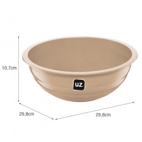 Saladeira Gomada 4 Litros Cappuccino