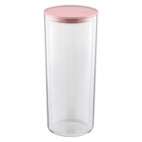 Organizador Hermético Translúcido 2.5 Litros Rosa Quartz