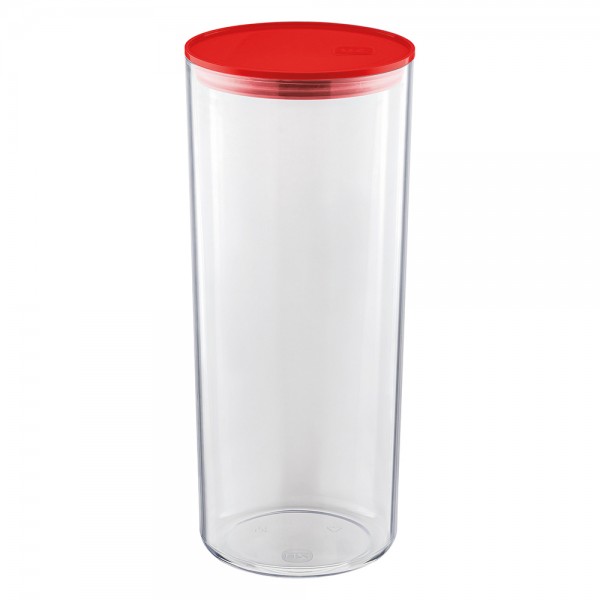 Organizador Hermético Translúcido 2.5 Litros Vermelho