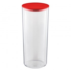 Organizador Hermético Translúcido 2.5 Litros Vermelho