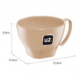 Cumbuca Premium com Alça 500ml Cappuccino