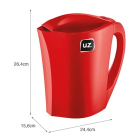 Jarra Gold Pp 3 Litros Vermelho