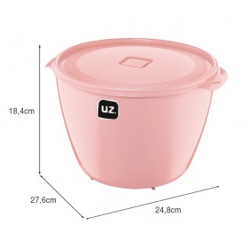 Pote Multiúso Color 5,5 Litros Rosa