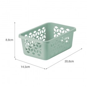 Cesto Organizador P 1,5 Litros Verde Menta