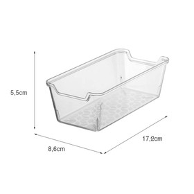 Organizador de Gaveta 8,6x17,2cm Transparente Uz Utilidades