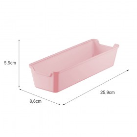 Organizador de Gaveta 8,5x25,5 Rosa