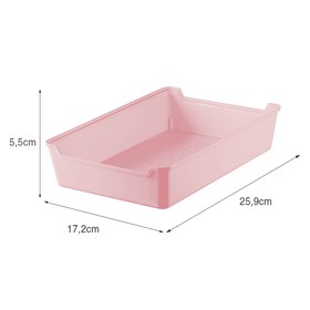 Organizador de Gaveta 17x25,5 Rosa Uz Utilidades