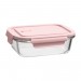 Pote Vidro Borossilicato 680ml Rosa