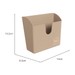 Porta Guardanapos Slim 14cm X 8,9cm Capuccino Uz Utilidades