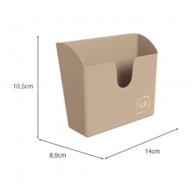 Porta Guardanapos Slim Cappuccino