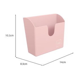 Porta Guardanapos Slim 14cm X 8,9cm Rosa Uz Utilidades