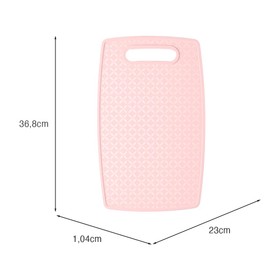 Tábua para Corte 37x23cm Rosa