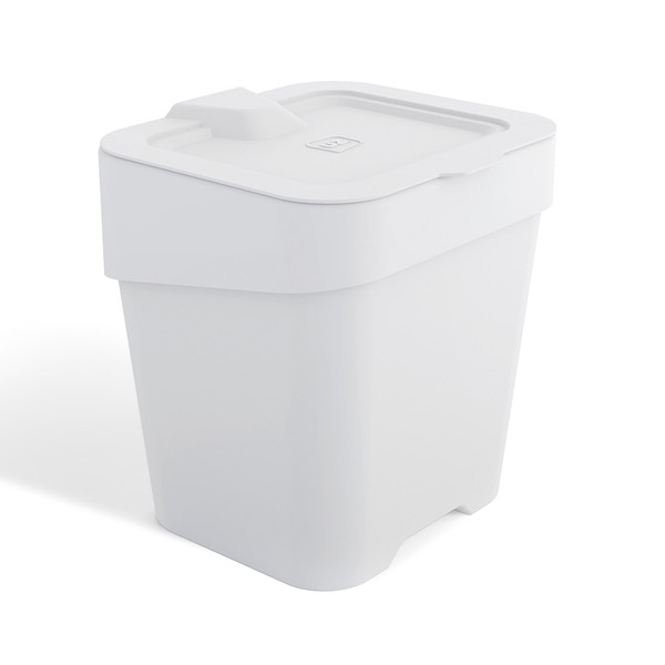 Lixeira de Pia Slim 2,5 Litros Branco Uz Utilidades