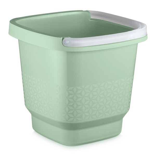Balde Slim com Alça 12 Litros Verde Menta