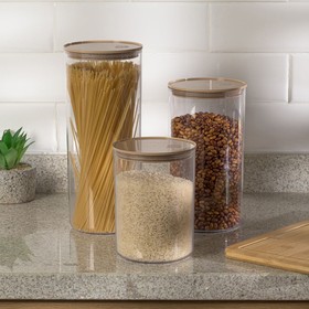 Organizador Hermético 1,4litros Capuccino Uz Utilidades