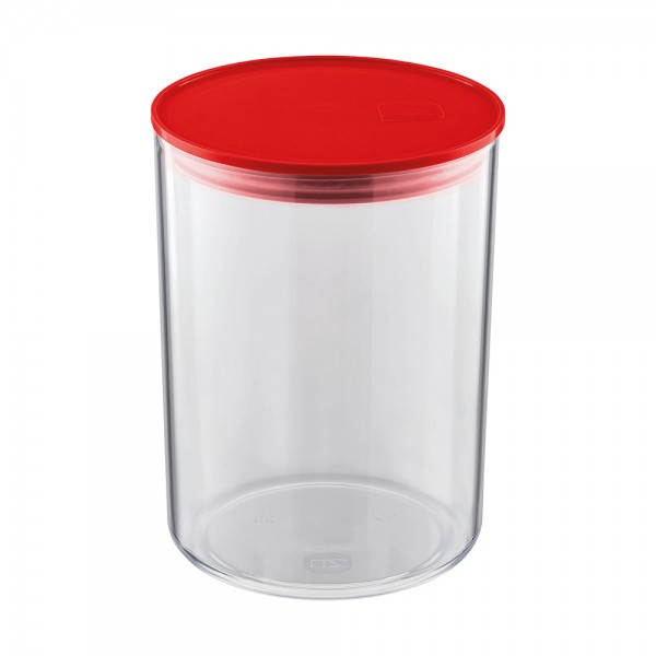 Organizador Hermético Translúcido 1,4 Litros Vermelho