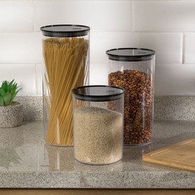 Organizador Hermético 1,9litros Preto Uz Utilidades