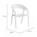 4 Cadeiras Glass Plus Branco
