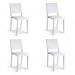 4 Cadeiras Hydra Plus Branco