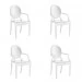 4 Cadeiras Wind Plus Branco