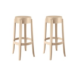 2 Banquetas Shine Plus Cappuccino Uz Utilidades