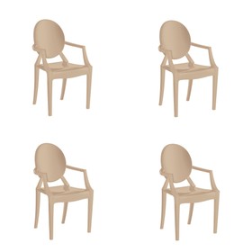 4 Cadeiras Wind Plus Cappuccino Uz Utilidades