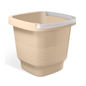 Balde Slim com Alça 8,5 Litros Cappuccino