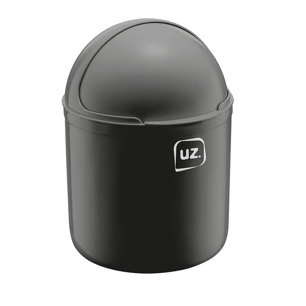 Lixeira de Pia 4 Litros Preto Uz Utilidades