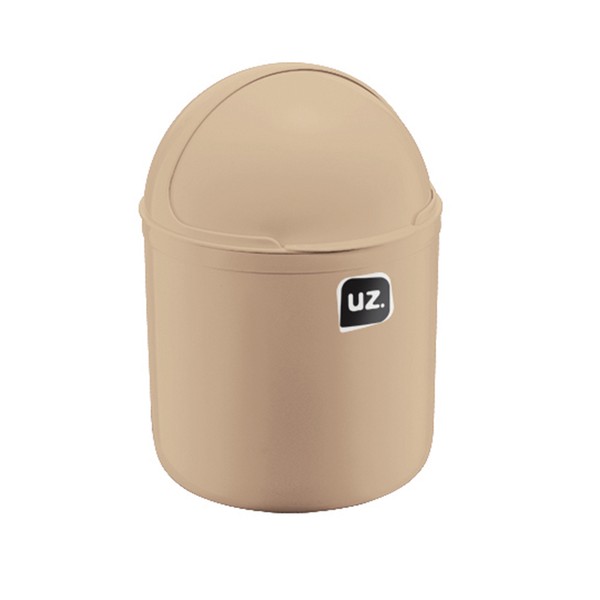 Lixeira de Pia 4 Litros Capuccino Uz Utilidades