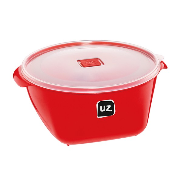 Pote Multiuso Premium 4 Litros Vermelho Uz Utilidades
