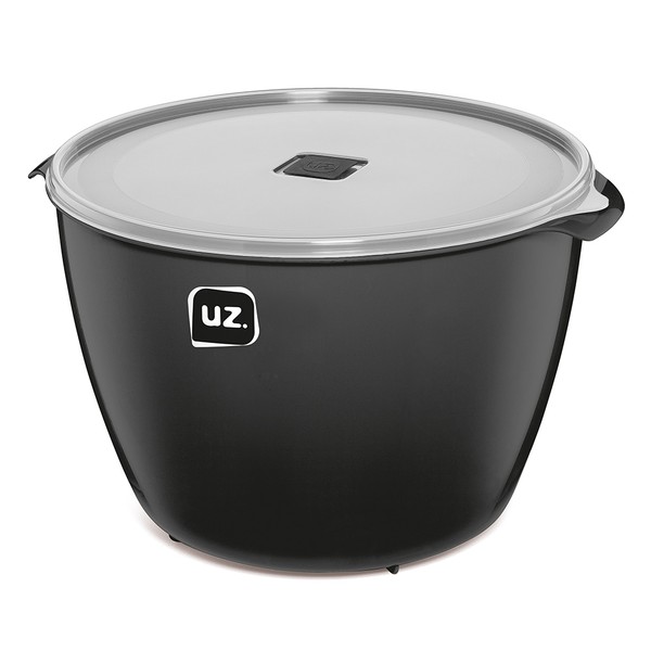 Pote Multiuso Premium 10 Litros Preto Uz Utilidades