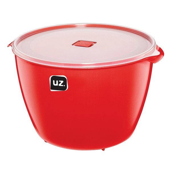Pote Multiuso Premium 10 Litros Vermelho Uz Utilidades