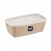 Pote Multiuso Retangular Capuccino 1,5litros