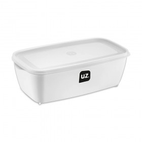 Pote Multiuso Retangular Branco 3 Litros