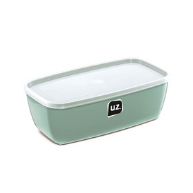 Pote Multiuso Retangular 3litros Verde Menta Uz Utilidades