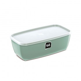 Pote Multiuso Retangular Verde Menta 3 Litros