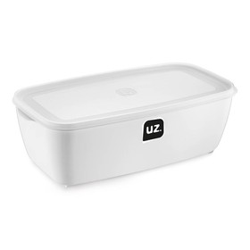 Pote Multiuso Retangular 5 Litros Branco Uz Utilidades