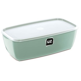 Pote Multiuso Retangular 5litros Verde Menta Uz Utilidades